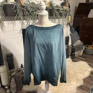 Free People Blue Sweatshirt